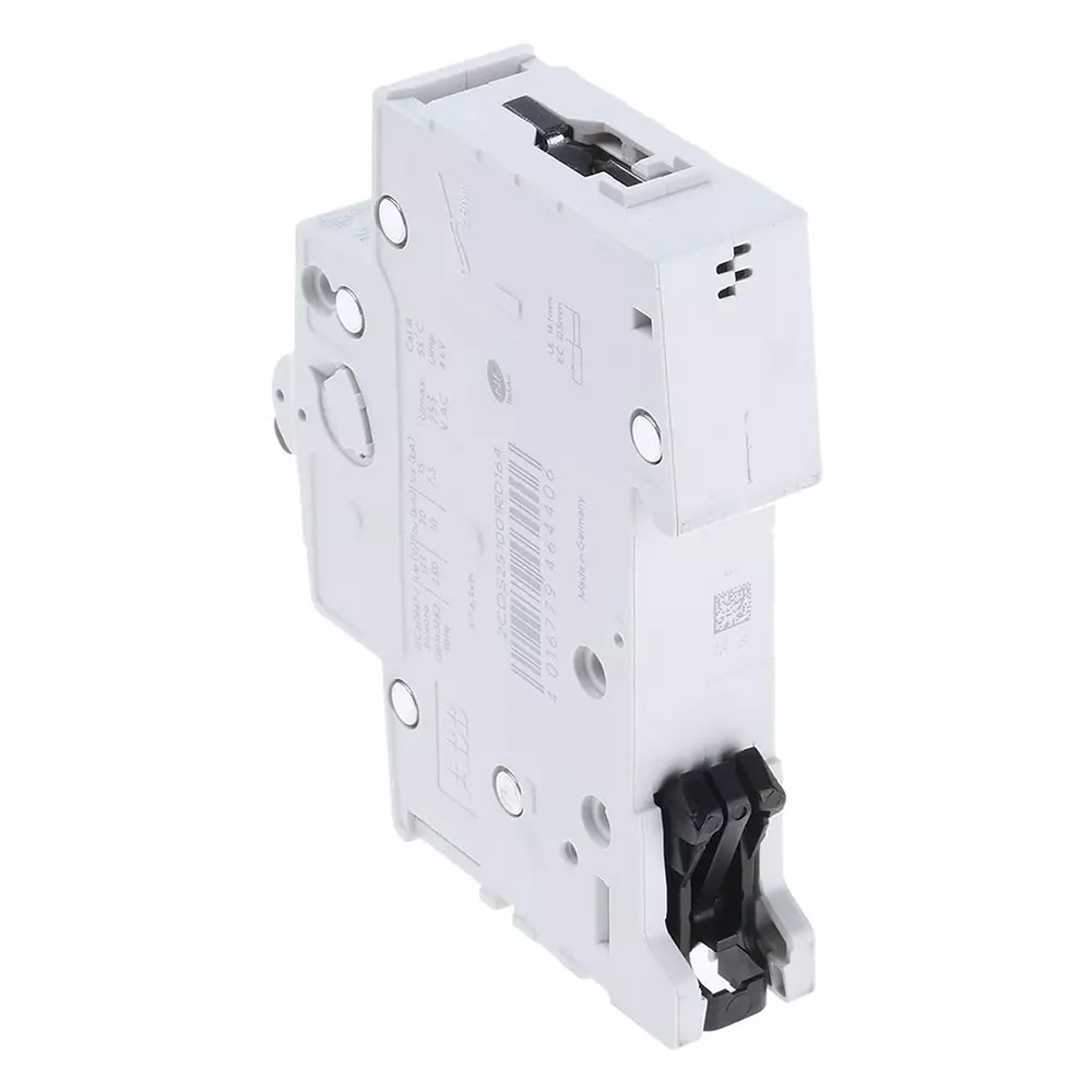 ABB System Pro M Compact S200 MCB, 1P, 16A Curve C, 253 V AC, 72 V DC, 6 kA Breaking Capacity, 2CDS251001R0164 - S201C16