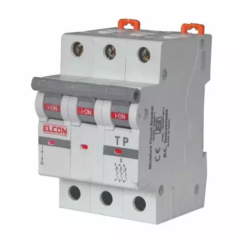 Mr. SAFETY Miniature Circuit Breaker Triple Pole Curve - C 1 Amp, 4CB301C