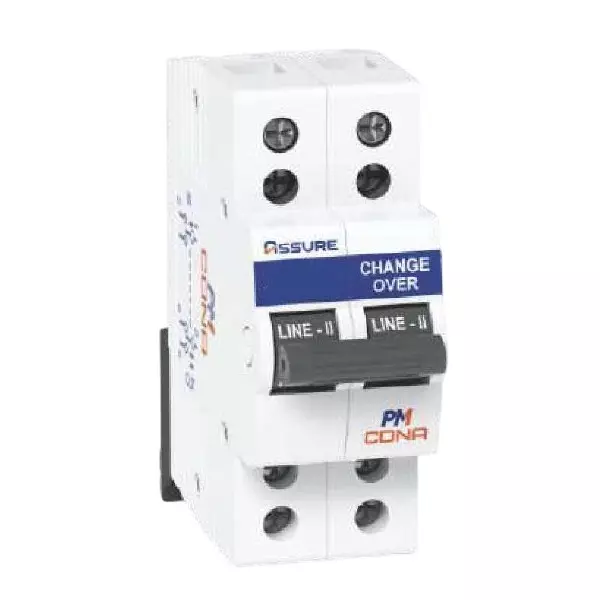 Cona Nssure Double Pole Changeover MCB 63A Current, 25263