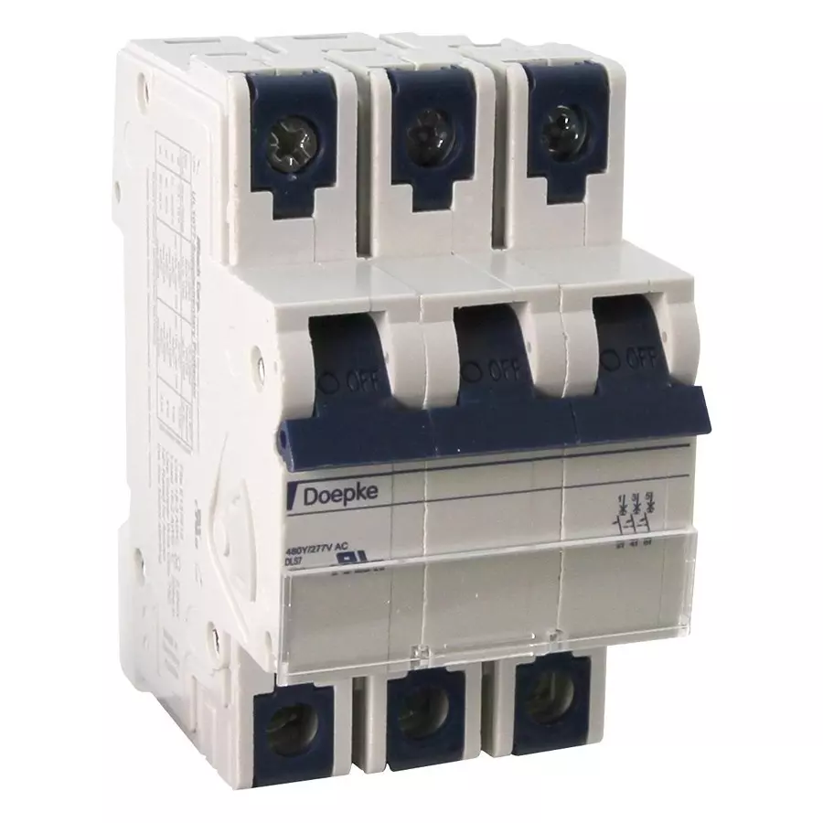 ALTECH Supplementary Protector, 3P, 20A, 480Vac, 3D20Ur