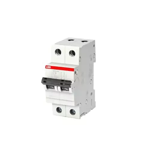 ABB SB202M Miniature Circuit Breaker 25 A 2 Pole B Curve, 1SYS272022R0255