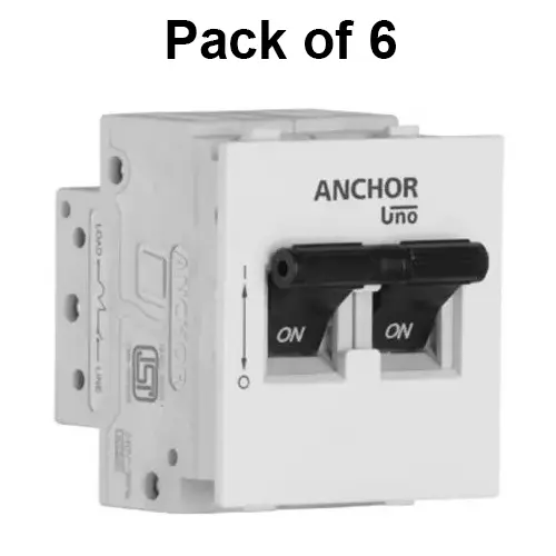 anchor-roma-classic-uno-double-pole-mini-modular-mcb-c-curve-white-25-amp-current-98079-pack-of-6