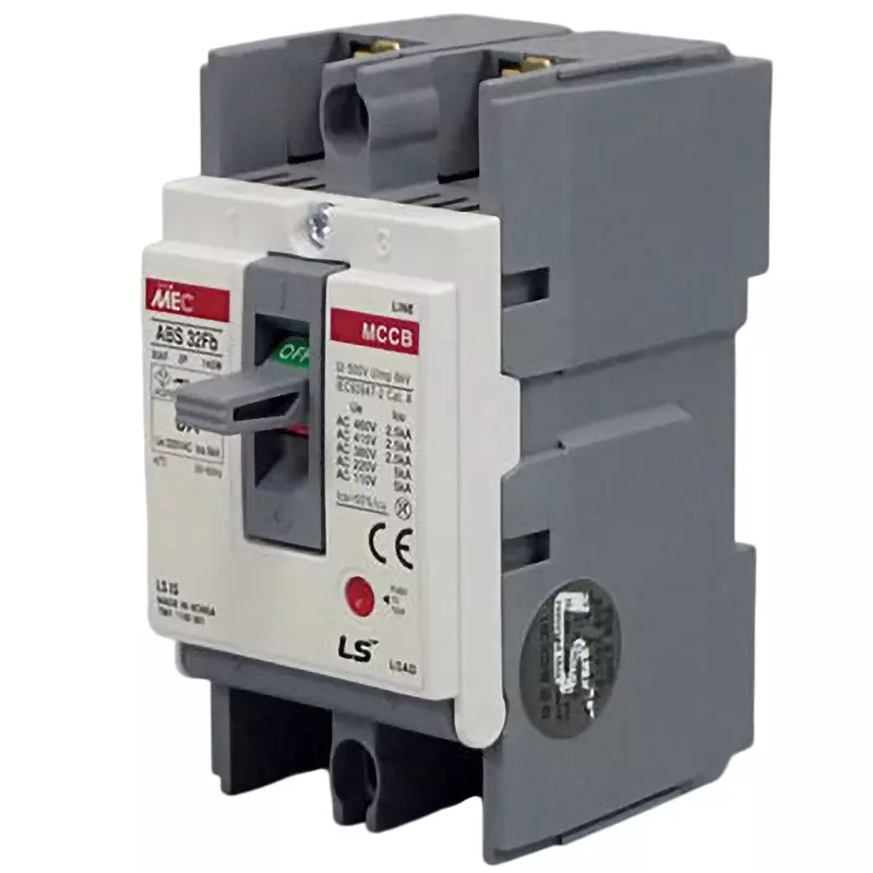 LS Electric No Fuse Breaker 3 Amp Current AC460 Voltage, ABS32Fb/3A