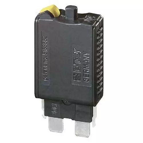 ETA Miniature Circuit Breaker 8 Amp 1 Pole Push to Reset Actuator, 1170-22-8A