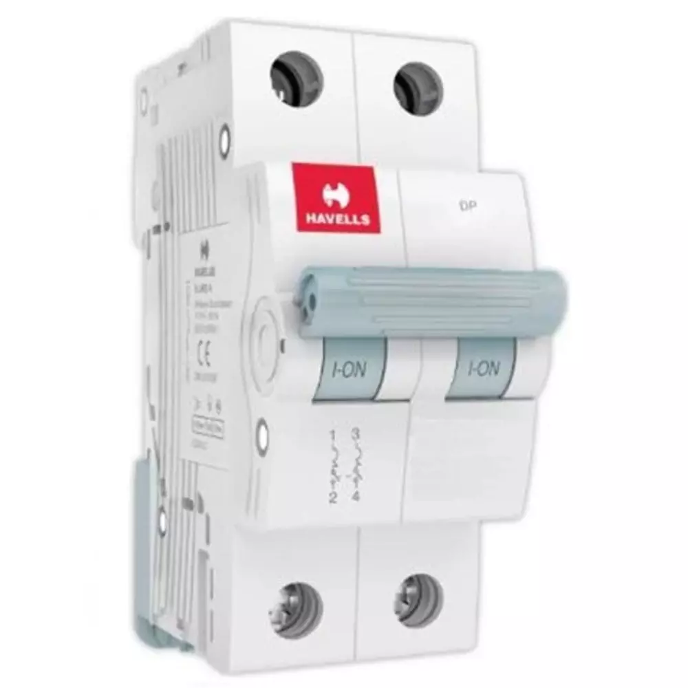 Havells 50 A Miniature Circuit Breaker Double Pole DC and 10 kA Breaking Capacity, DHMGEDPF0500022