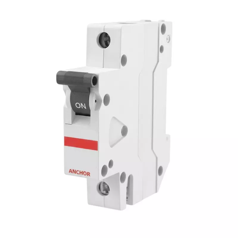 Anchor UNO E MCB PVC Plastic Single Pole 20 A White for Industrial Use, 10004