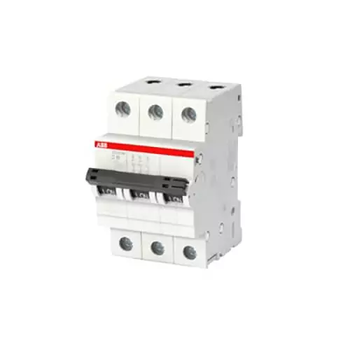 ABB SB203M Miniature Circuit Breaker 2 A 3 Pole C Curve, 1SYS273022R0024