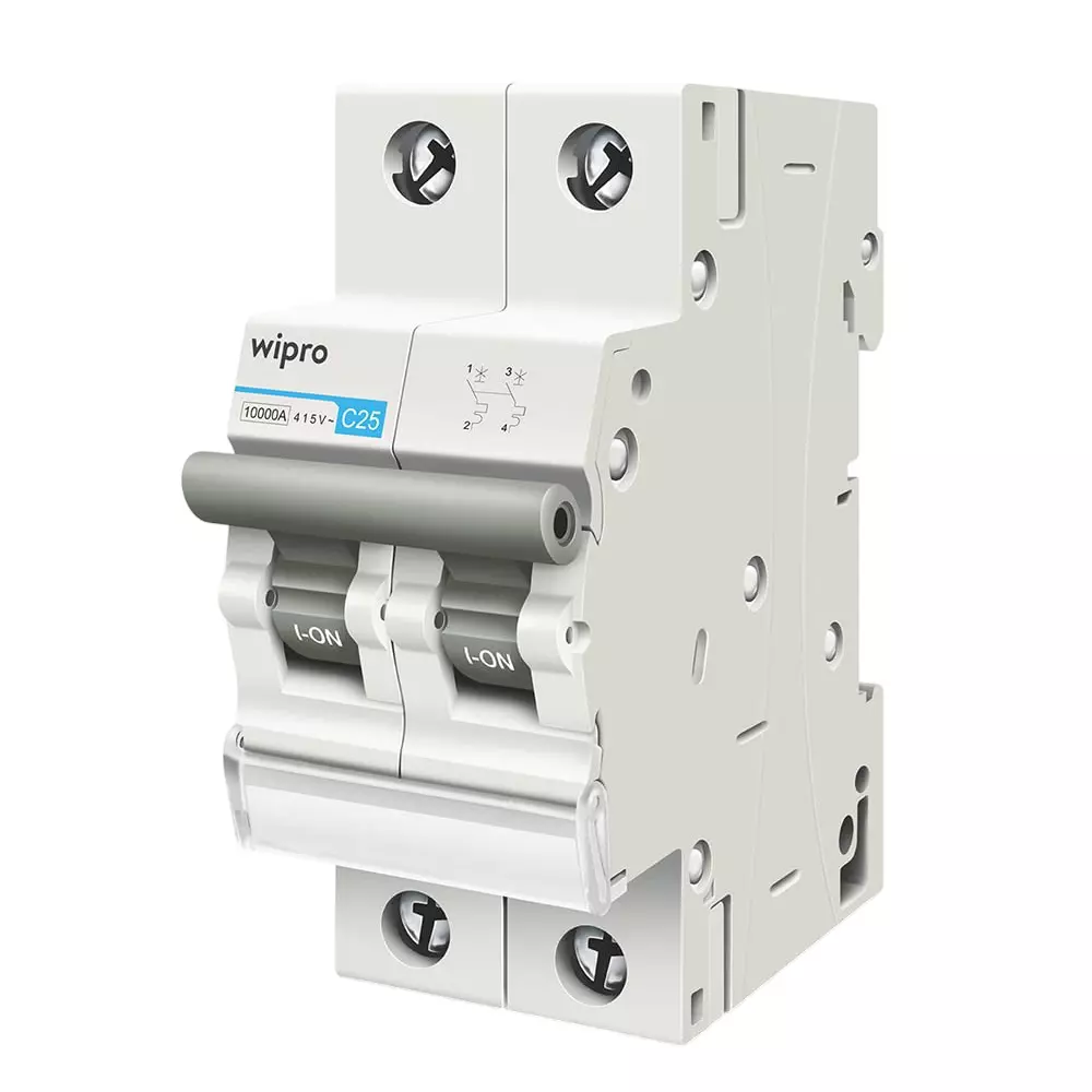 Wipro Fianza C Curve MCB Double Pole 32 Amp