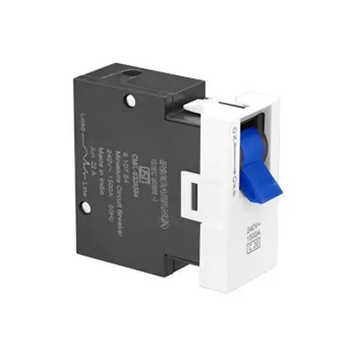 Legrand Modular MCB Allzy 20 Amp 1 Module Glossy White, 6811 59