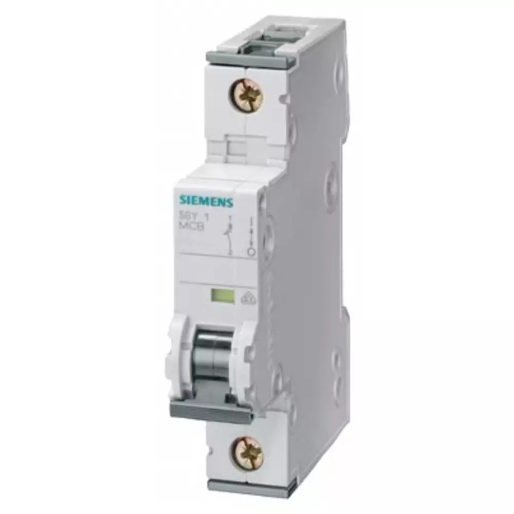 Siemens Sentron 5SY4 MCB, 1P, 4A Curve C, 230V AC, 10 kA Breaking Capacity, 5SY4104-7