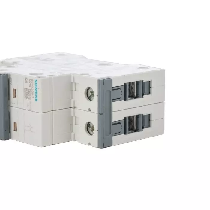 Siemens Sentron 5SY4 MCB, 2P, 6A Curve C, 400V AC, 10 kA Breaking Capacity, 5SY4206-7