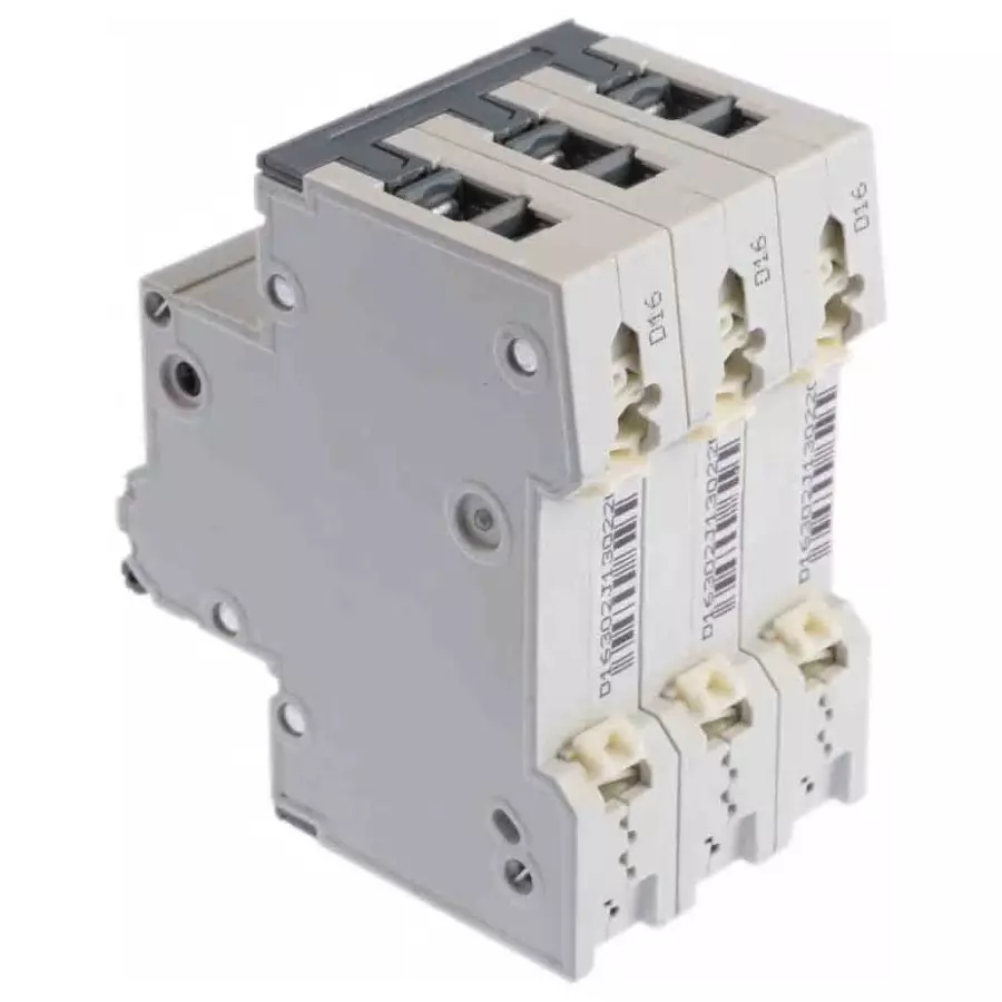Siemens Sentron 5SY4 MCB, 3P, 16A Curve D, 400V AC, 10 kA Breaking Capacity, 5SY4316-8