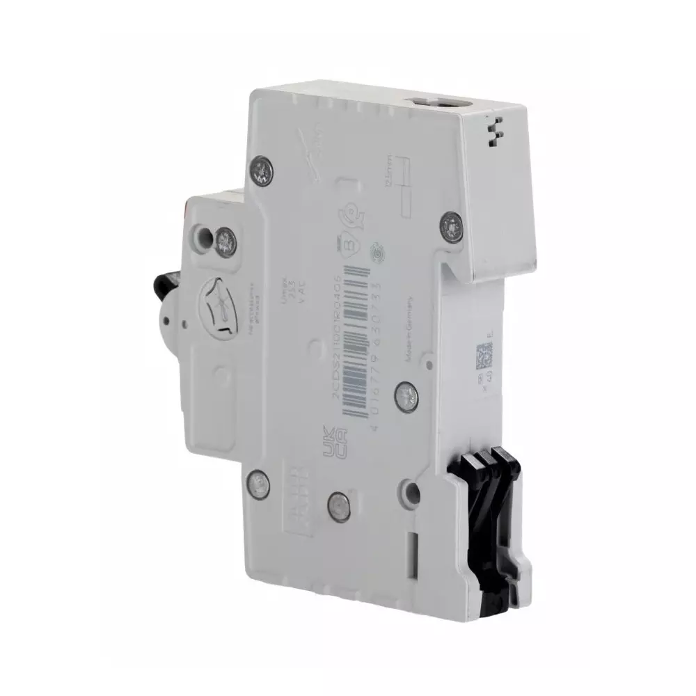 ABB Compact Home SH200 MCB, 1P, 40A Curve B, 440 V AC, 60 V DC, 6 kA Breaking Capacity, 2CDS211001R0405SH201-B40