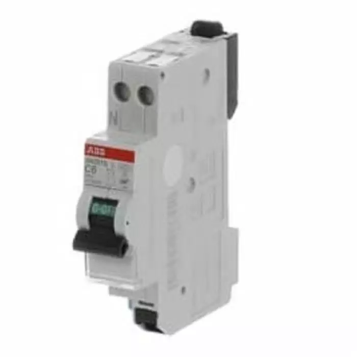 ABB SN201 MCB, 1+N, 6A Curve C, 230 V AC, 4.5 kA Breaking Capacity, 2CSS245202R0064