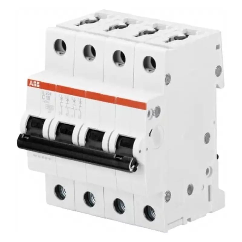 ABB System Pro M Compact S200 MCB, 4P, 1.6A Curve C, 2CDS254001R0974