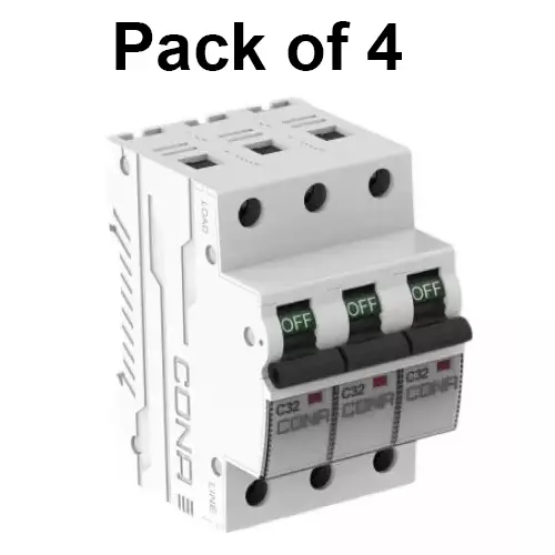 cona-miniature-circuit-breaker-mcb-safetrip-b-type-40-amp-6-ka-three-pole-3651-pack-of-4-pcs