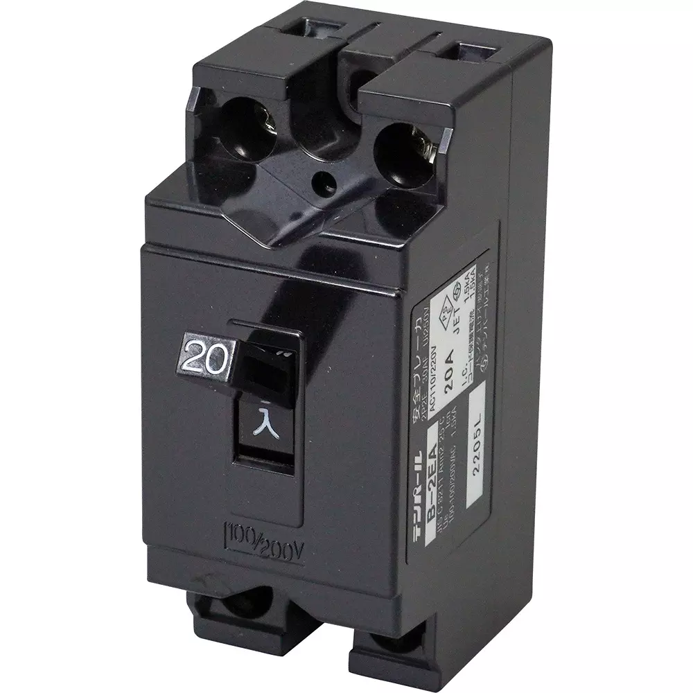 Tempearl Safety Breaker AC 100-AC 100/AC 200 V Rated Voltage, B-2EA 20A