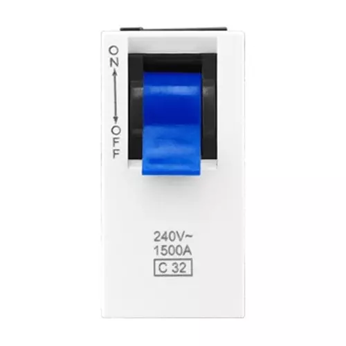 Legrand Modular MCB Allzy 32 Amp 1 Module Glossy White, 6811 61