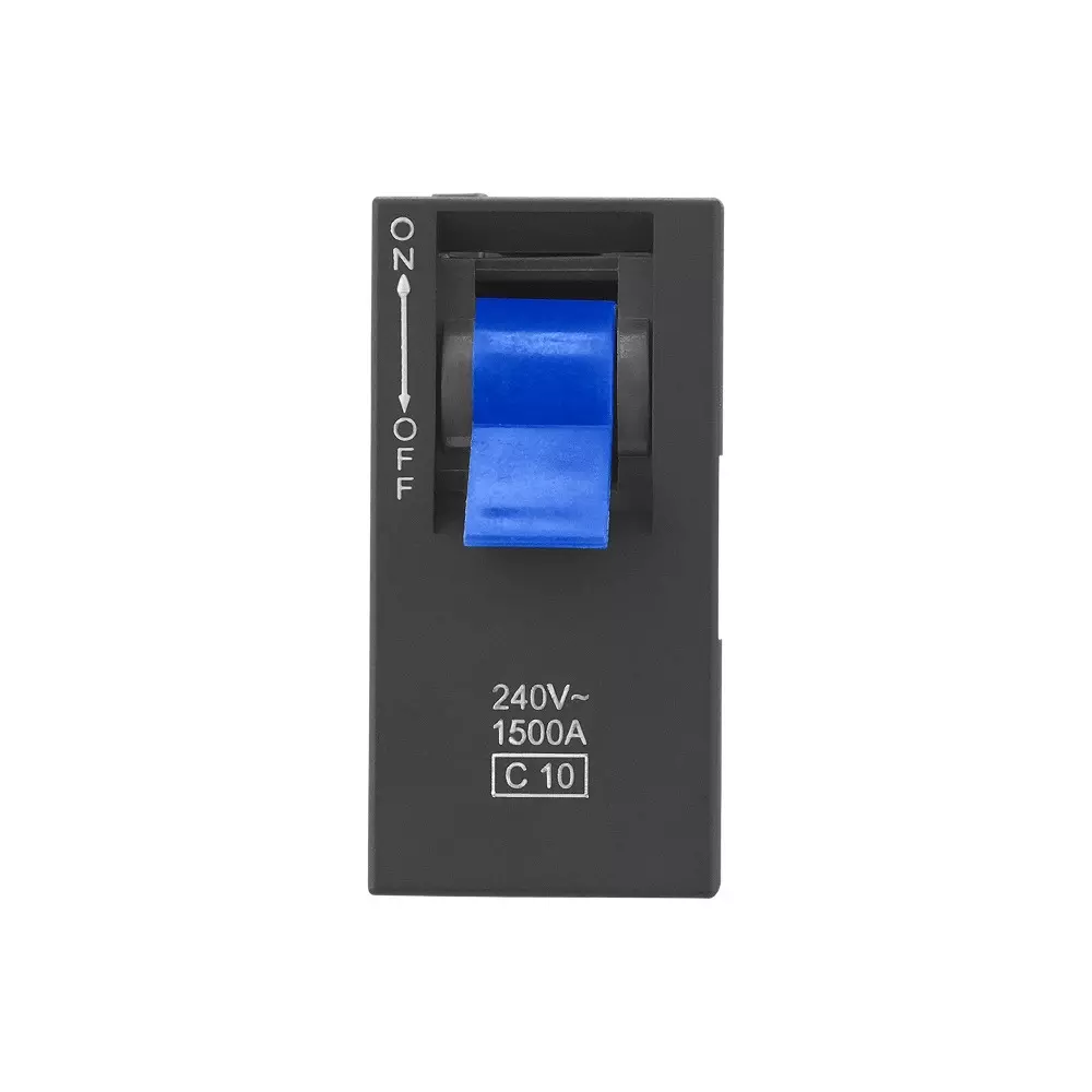 Legrand Modular MCB Allzy 10 Amp 1 Module Matt Black, 6812 57