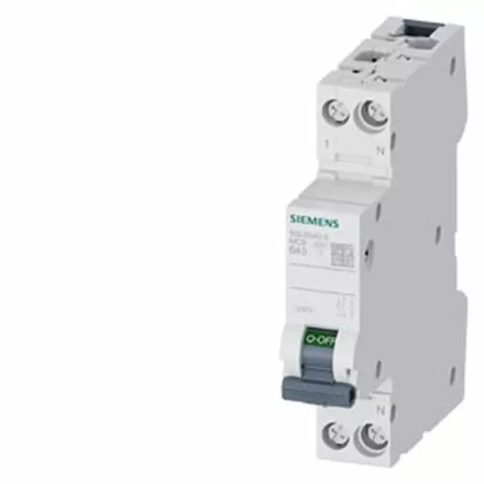 Siemens SENTRON 5SL60 MCB, 1P + N, 40A Curve B, 230V AC, 60V DC, 6 kA Breaking Capacity, 5SL6040-6