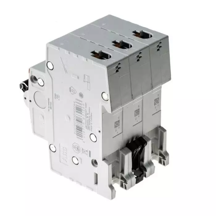 ABB Compact Home SH200 MCB, 3P, 6A Curve C, 440 V AC, 6 kA Breaking Capacity, 2CDS213001R0064SH203-C6