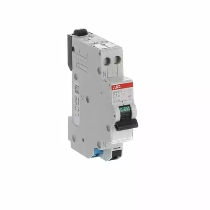 ABB SN201 MCB, 1+N, 16A Curve C, 230 V AC, 4.5 kA Breaking Capacity, 2CSS245202R0164