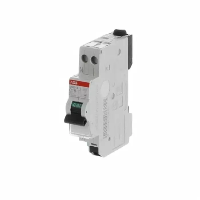 ABB SN201 MCB, 1+N, 16A Curve C, 230 V AC, 4.5 kA Breaking Capacity, 2CSS245202R0164