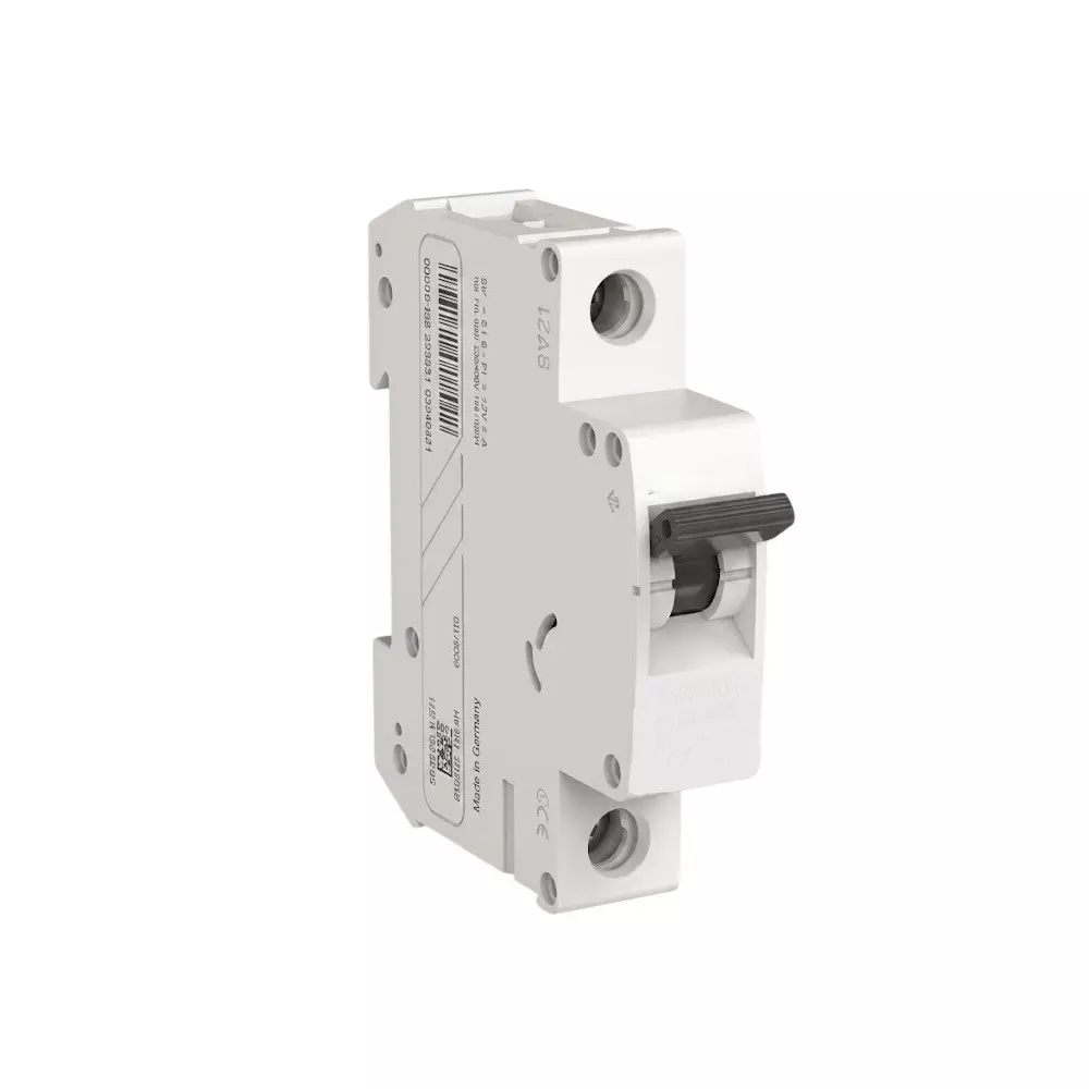 Goldmedal Allessio B Curve MCB Single Pole 25 A Current 10 kA Breaking Capacity White Plastic, 02505