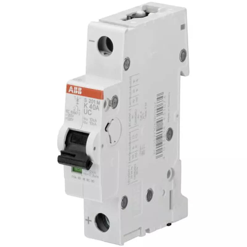 ABB Miniature Circuit Breaker 1.6 Amp Rated Current 1P Electrodes, S201M-K1，6UC