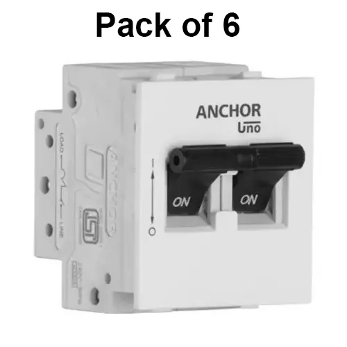 anchor-roma-classic-uno-double-pole-mini-modular-mcb-c-curve-white-6-amp-current-98075-pack-of-6