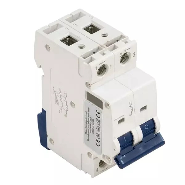 Salzer Direct Current Miniature Circuit Breaker (DC MCB) 10 Amp 4 Pole C Curve 1000 V DC, MXFPDC100 (Pack of 3 Pcs)