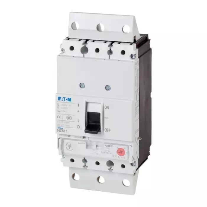 EATON Moeller NZM MCCB Molded Case Circuit Breaker 3P 40A, Breaking Capacity 7.5 kA, Plug In, 112805 NZMH1-S40-SVE