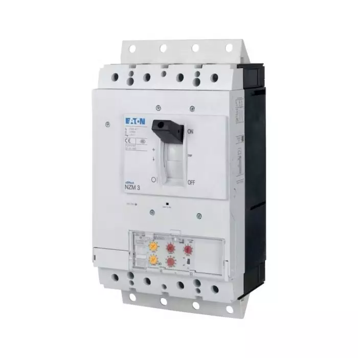 EATON Moeller series NZM MCCB Molded Case Circuit Breaker 4P 400A, Breaking Capacity 9 kA, Plug In, 168895 NZMH3-4-VE400/250-SVE