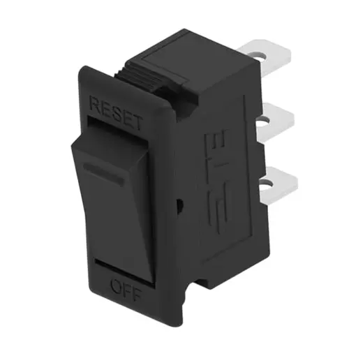 TE CONNECTIVITY Thermal Circuit Breaker 8 Amp 1 Pole Rocker Actuator 250 V AC, 1-2486200-9