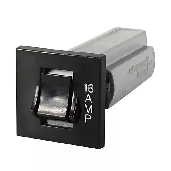 CARLING TECHNOLOGIES Circuit Breaker 4 Amp 1 Pole Rocker Actuator 125 V AC to 250 V AC, CTB-B-B-04