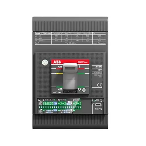ABB Tmax XT Power Distribution Circuit Breaker 415 V AC XT2 160 63 Amp 3 Pole 70 kA, 1SDA100072R1