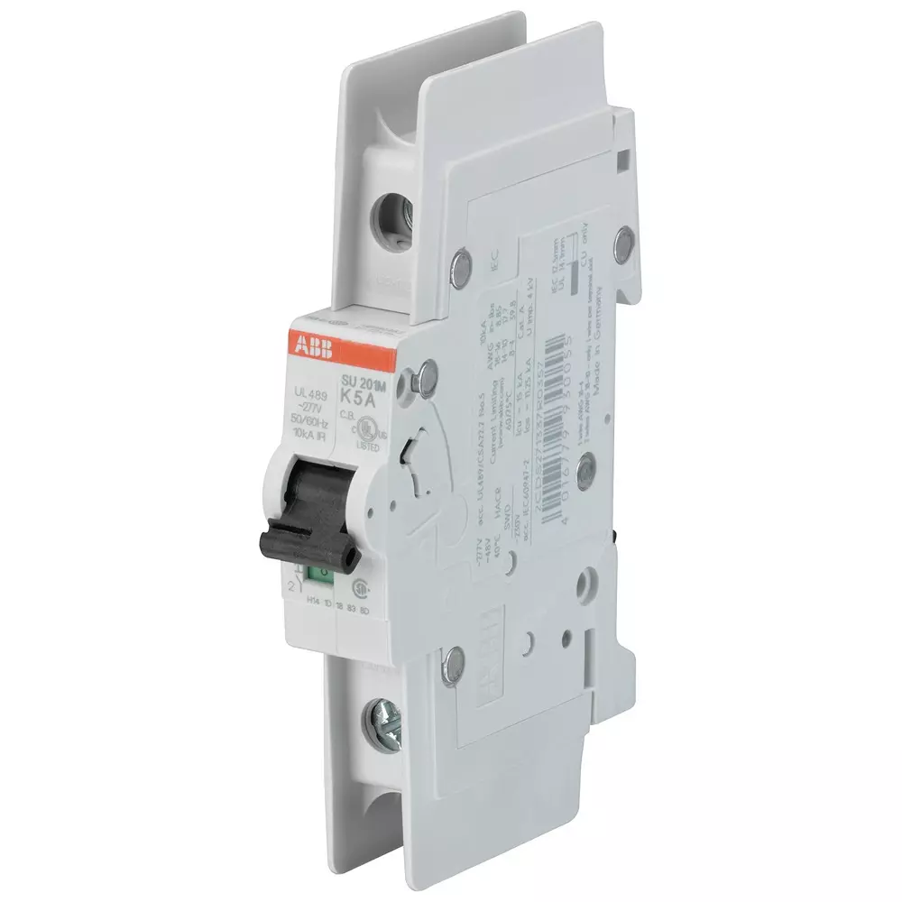 ABB Circuit Breaker, 1 Pole, 6A, SU201M-K6