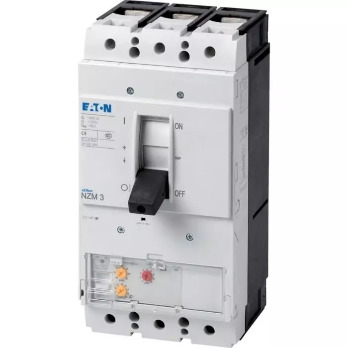 EATON Moeller NZM MCCB Molded Case Circuit Breaker 3P 220A, Breaking Capacity 20 kA, Fixed Mount, 265797 NZML3-ME220