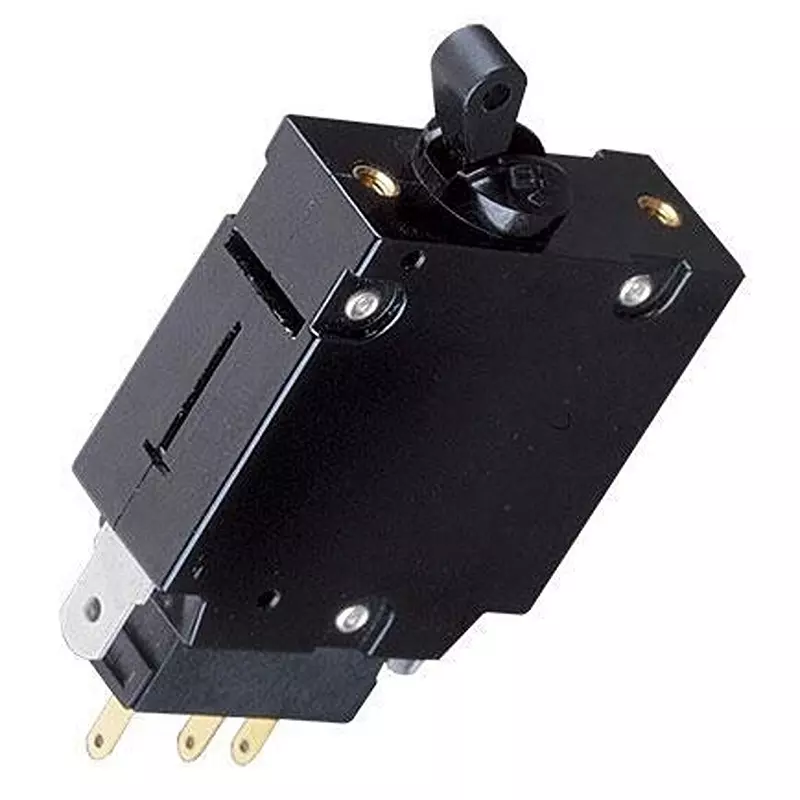 AIRPAX Circuit Breaker 10 Amp 1 Pole Toggle Actuator, IPA-1-1-52-10.0-01-T
