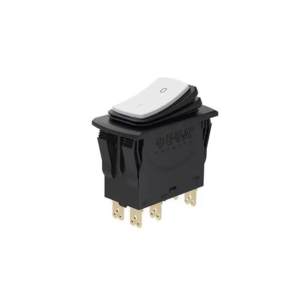 ETA Circuit Breaker Rocker Actuator, 3120-N324-P7T1-W12DY6-16A
