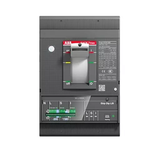 ABB Tmax XT Power Distribution Circuit Breaker 415 V AC XT5 400 400 Amp 3 Pole 70 kA, 1SDA100490R1