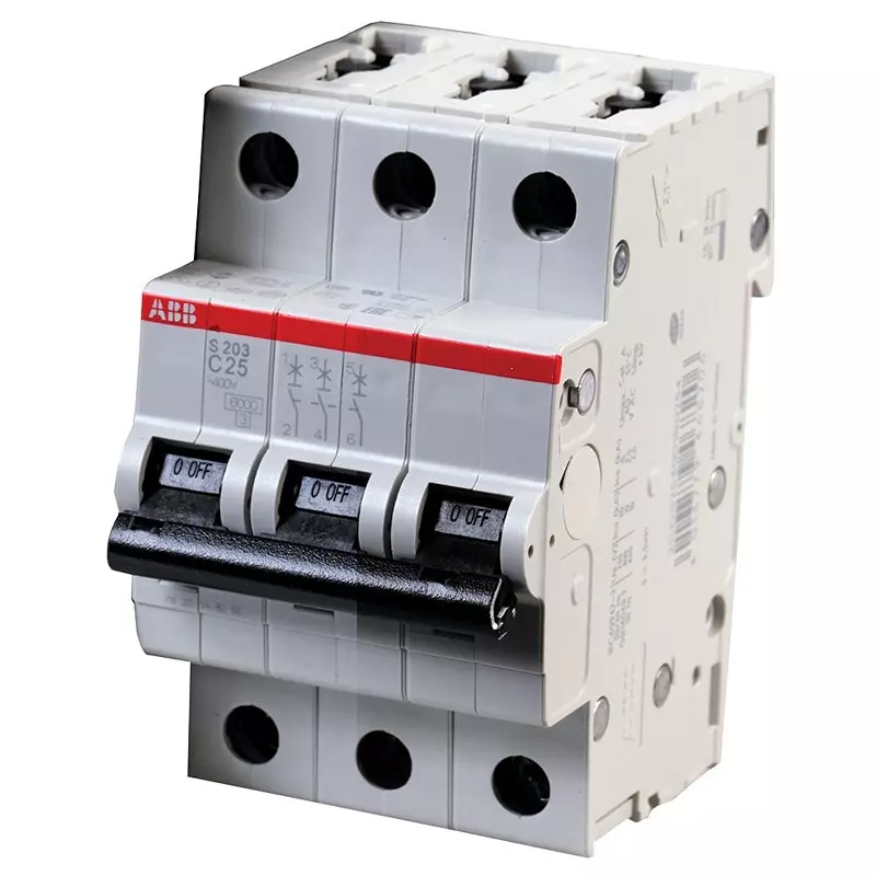 ABB Circuit Breaker, Thermal Mag, 3 Pole, S203-C25-picture-35