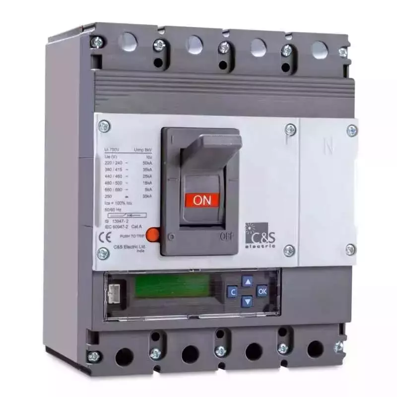 C&S Electric WiNbreak2 Molded Case Circuit Breakers (MCCB) 500 Amp 3 Frame 4 Pole 65 kA Breaking Capacity, CS630NFMU5004P