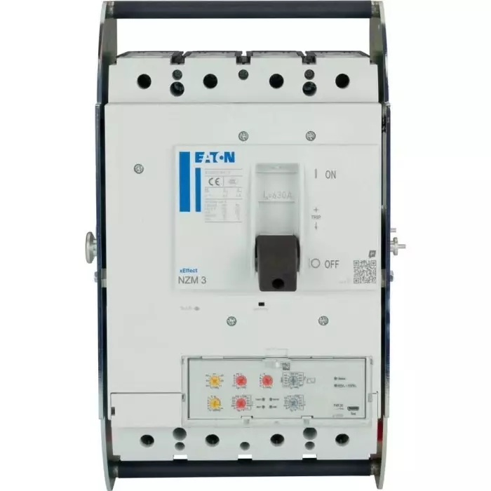 EATON Moeller NZM MCCB Molded Case Circuit Breaker 4P 630A, Breaking Capacity 9 kA, Withdrawable, 191384 NZMH3-4-VX630-T-AVE