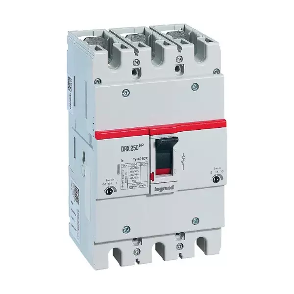 Legrand DRX 250HP MCCB Thermal Magnetic Protection Unit 4 Pole 160 A Current and 50 kA Breaking Capacity, 669110