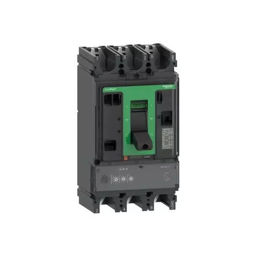 Schneider Electric 630 A and 3 Poles ComPact NSX Moulded Case Circuit Breaker, C63F32D630