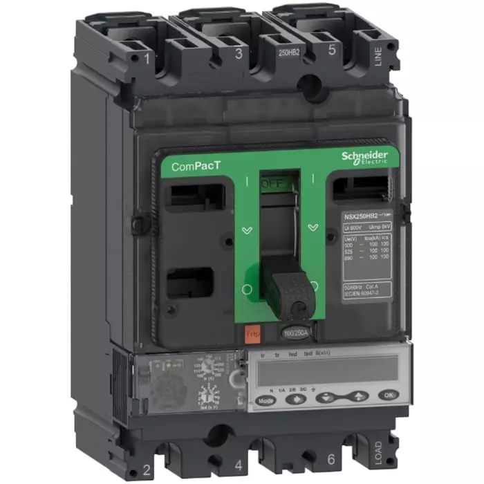 Schneider Electric NSX Fixed Mount 3 Pole 40 A Compact Range MCCB, C10W35E040