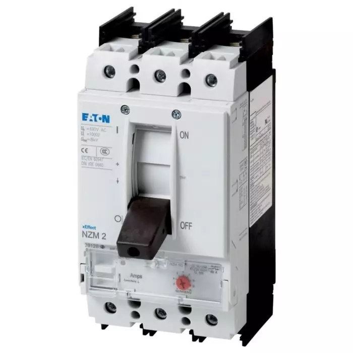 EATON Moeller NZM MCCB Molded Case Circuit Breaker 3P 220A, Breaking Capacity 5 kA, Fixed Mount, 271162 NZMN2-SE220-CNA