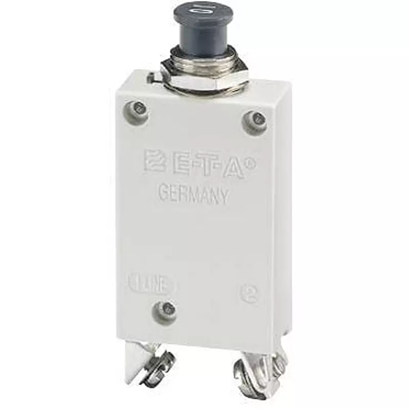 ETA Circuit Breaker 1 Amp 1 Pole Push-Pull Actuator 115 V AC, 412-K14-LN2-1A