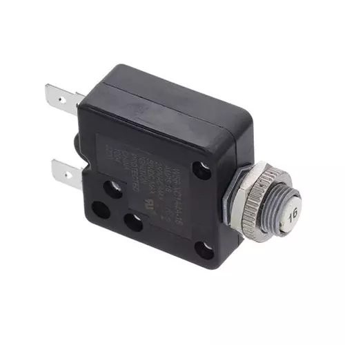 TE CONNECTIVITY Circuit Breaker 16 Amp 1 Pole Push to Reset Actuator 250 V AC, W58-XC1A4A-16